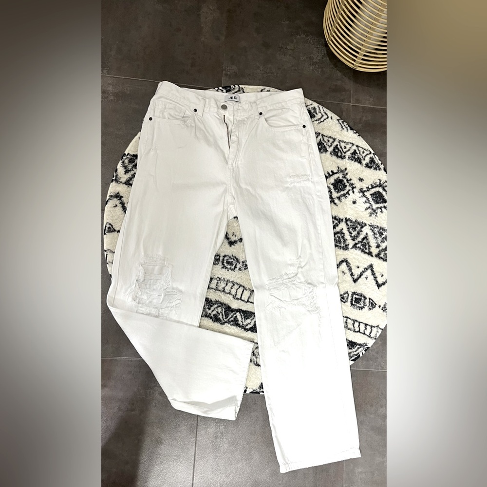 JBD Just Black Denim White Denim Jeans Size 31.  Regular length.